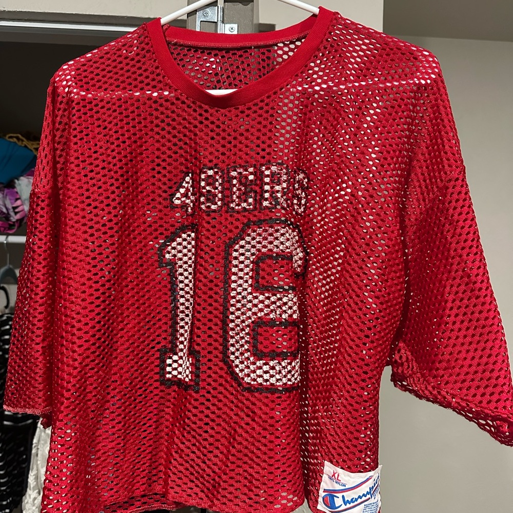 49ers Vintage Mesh Sports Jersey